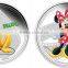High quality Custom latest fashionable gift silver souvenir coin