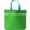 High quality green non woven tote bag printed your own logo from advance shopping bag machine