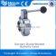HQ Sanitary Grade One End Threaded Welded Butterfly Valve