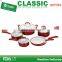 Fake Enamel Pressed aluminum Cookware Set