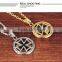 Best Selling Products In Europe 2016 Round Baseball Cross Necklace