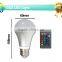 4W B22 E27 GU10 rgb led bulb light with ir remote