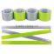 Factory price high quality custom colorful reflective snap band