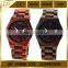 Maple /Pau Rosa/Ebony/verawood cheap wooden Watch Quartz Collection Japan MOVT