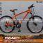 2016 in Stock 26" 21 Speed Alloy Mountain Bike/bicicletas Mountain Bike/orange Mountain Bike Frame Full Suspension (PW-M26314)