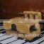 Popular Black / Wooden Color Adjustable Piano Pedal Extender/Platform with 3 pedals for Kids Use