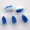 Fishing float ocean boat fishing bullet small ball vertical buoy blue and white DOT