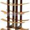 2015 New 12-Bottle Natural Bamboo Wine Rack Colorful Bamboo Wine Holder Display