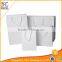 Recycled craft white shopping paper bag with handle