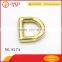 Fashion metal D ring with engraved logo