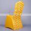Blue cheap wedding spandex chair covers wholesale good quality ruffled chair cover