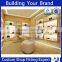 Customized Gorgeous Look fashionable wood rack display shelf for bag