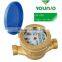 single jet wet type brass water meter medidor de agua