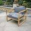 Classic bamboo furniture garden set, outdoor sofa set with side table