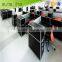 Modern Black High End Office Furniture Used Office Workstation Laminate Melamine Office Table For Sale