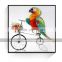 Modern bicycle canvas oil painting/bike painting for bedroom