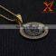 Iced Out Brand New Masonic Designer Style Stainless Steel 14K Gold Pendant Quality Choice