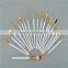 20pcs private label facial cleansing cosmetic brush set girl makeup wholesale