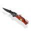 Outdoor hunting knife with glass cutter on handle