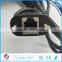 Cat5 cat6 RJ45 8P8C Male to Female Ethernet Network Extension Cable with Panel Mount Holes