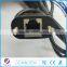Cat5 Cat6 RJ45 8P8C Male to Female Ethernet Network Extension Cable With Panel Mount Holes