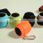 New!Portable outdoor hook silicone waterproof bluetooth stereo speaker