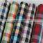 Woven fabric colorful 100% cotton check shirt fabric plaid fabric