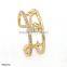Five Anniversary Diamond Ring Antique Copper Split Rings For Women