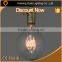 Retro decorative filament light bulbs brass pendant lamp