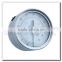 High quality back connection all stainless steel back mount pressure gauge