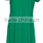 V neck Maternity dress half sleeves and pleated bust