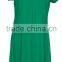 V neck Maternity dress half sleeves and pleated bust