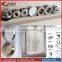 Low Profile Recessed Flush Finger Pull for Glass Sliding Shower Door Office Partition