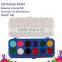12 Color Standard Round Water Color Paint with Art Brush
