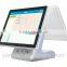 15inch Dual Touch Screen Supermarket POS System All in One With Aluminum Alloy Casing