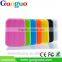 Guoguo high quality 8800mah RoHS FC suitcase fast charging travel dual usb power bank for iphone7