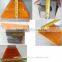 single reflector two supports highway road reflector