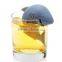 lovely shark silicone tea strainer tea filter tea infuser portable tea tools kitchen accessories
