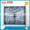 wrought iron window grill design for safety