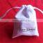 handmade muslin cotton logo printing drawstring bags