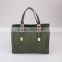 3677-2 High Quality Lady Design Suede Leather Tote Bag with Long Shoulder Strap