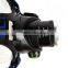 T6 aluminum rechargeable 10W LED zoom head flashlight