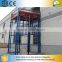 Guide hydraulic lift platform warehouse crane