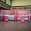 Aluminum exhibition booth design metal frame photo booth