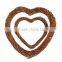 heart shape willow decoration for Christmas and wedding