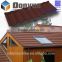 Light weight colorful stone covered steel roofing system in USA