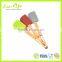 Silicone Spatula and Brush Set with Wooden Handle, Set of 2 Baking BBQ Tools