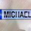 26x7cm custom embossed 3d rolled edge metal tin nameplate