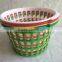 MINI PLASTIC ROUND LAUNDRY BASKETS,SMALL SIZE PLASTIC LAUNDRY BASKET,ONE DOLLAR BASKETS