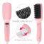 New items beauty gorgeous magic 2 In 1 ionic hair comb straightener hair straightening brush with LCD display